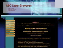 Tablet Screenshot of abc-laser.nl